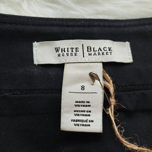 White House Black Market Black Trumpet Skirt, SIZE 8 - Picture 2 of 4